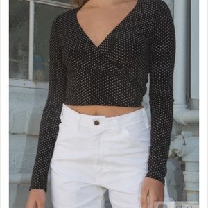 Brandy Melville Polka Dot Top